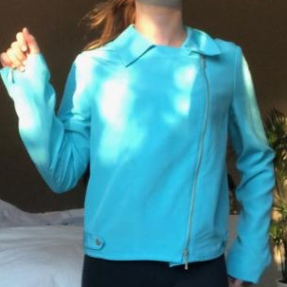 magaschoni blue formal shirt